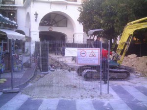 Nerja Town Hall building works