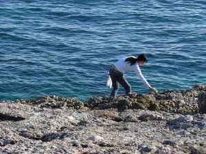 Mussel hunters, Nerja